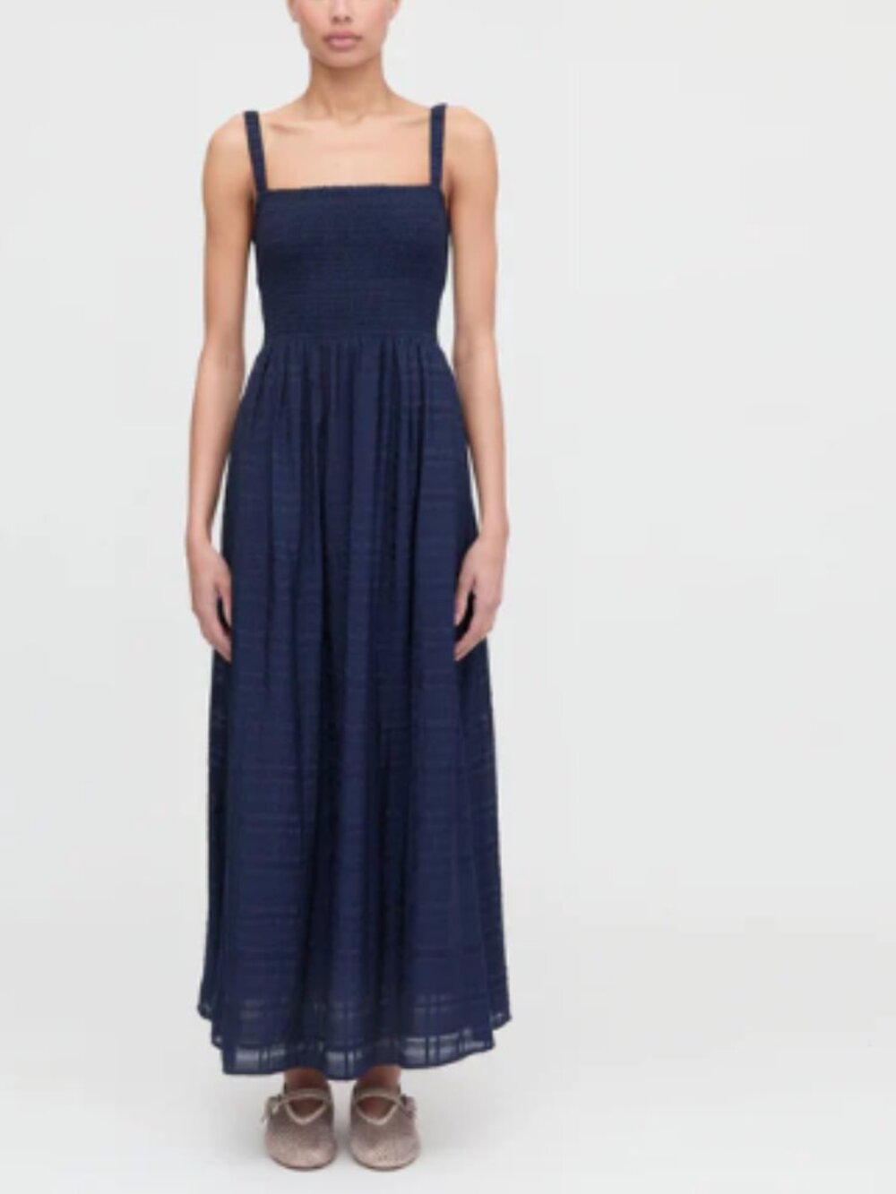 Hill House Home | The Anita Nap Dress |Navy Plaid M